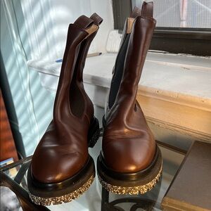 Dear Frances Brown Ankle Boots